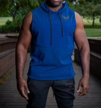 Load image into Gallery viewer, THERMIC SLEEVELESS HOODIE (Blue)
